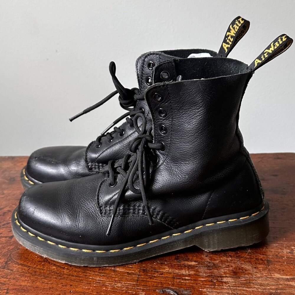Dr Martens - Womens Pascal Leather Boots - Size 8 - Black
